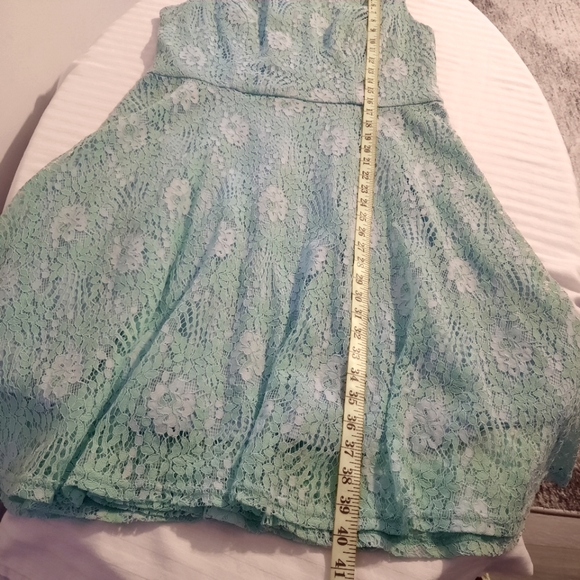 Pastel Green Plus size Lace dress Size 3XL - Picture 9 of 14